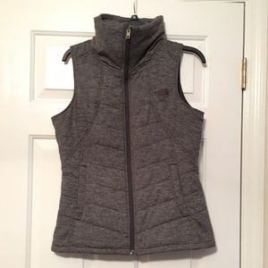 Gray North Face Vest